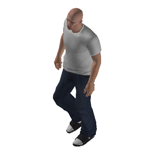 low_tra_ext-0 representative animation pose