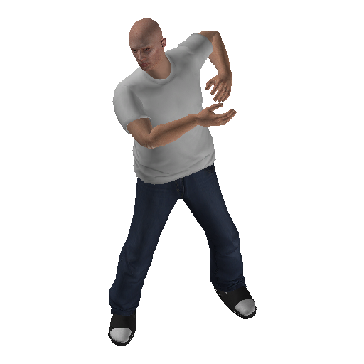 melee@rifle@streamed_fps representative animation pose