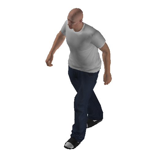 low_fin_ext-0 representative animation pose