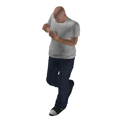 amb@code_human_wander_eating_donut@female@idle_a representative animation pose