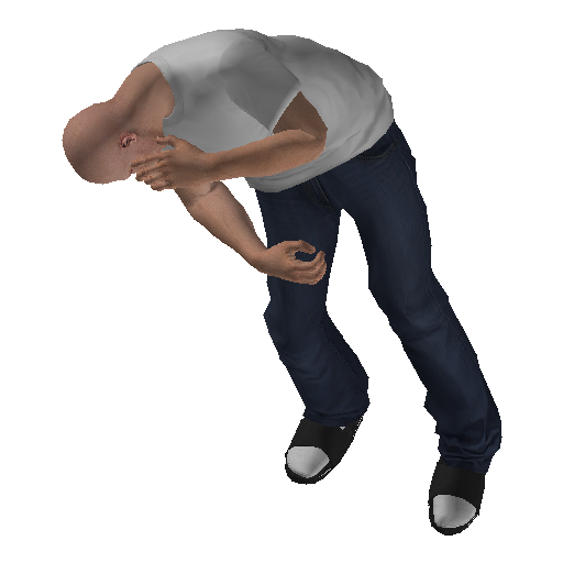 melee@thrown@streamed_core_fps representative animation pose