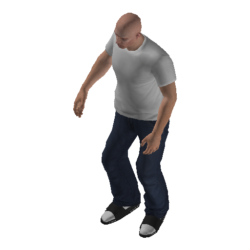 move_fall representative animation pose