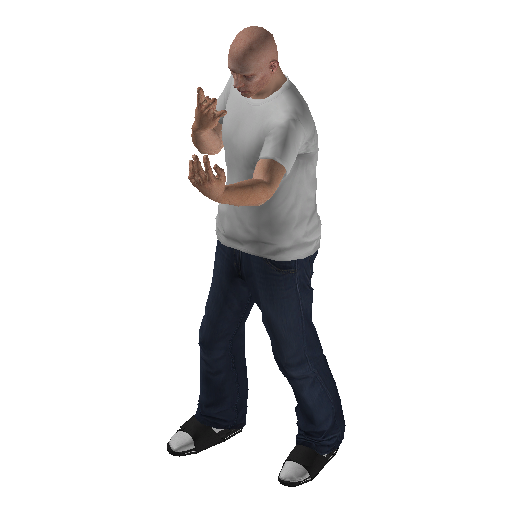 cellphone@self@franklin@_1 representative animation pose