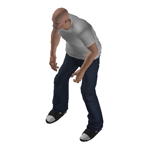anim@ingame@melee@unarmed@streamed_taunts_zombie representative animation pose