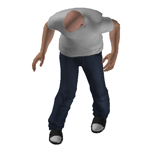 anim@ingame@move_m@zombie@strafe representative animation pose